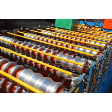 metal sheet roof panel forming machine