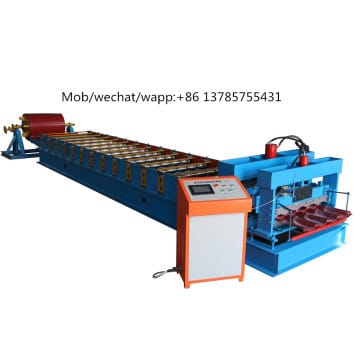 Hot Color Steel Glazed Roll Forming Machinery