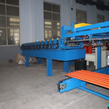 Roof Panel Roll Forming Machine With Auto Stacker